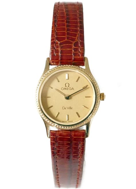 ladies omega watch with leather strap|omega watches for men.